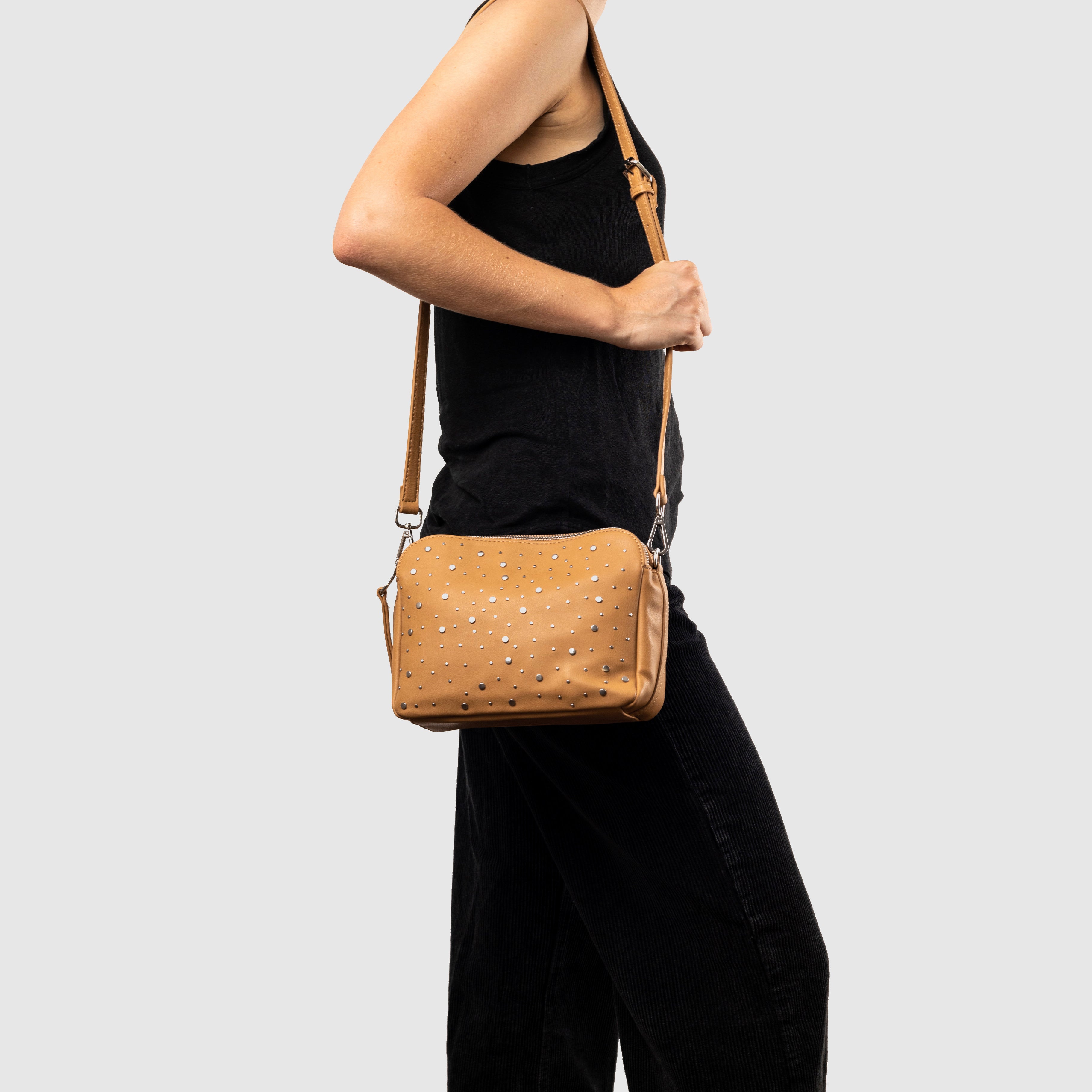 Galaxy Crossbody - Taupe