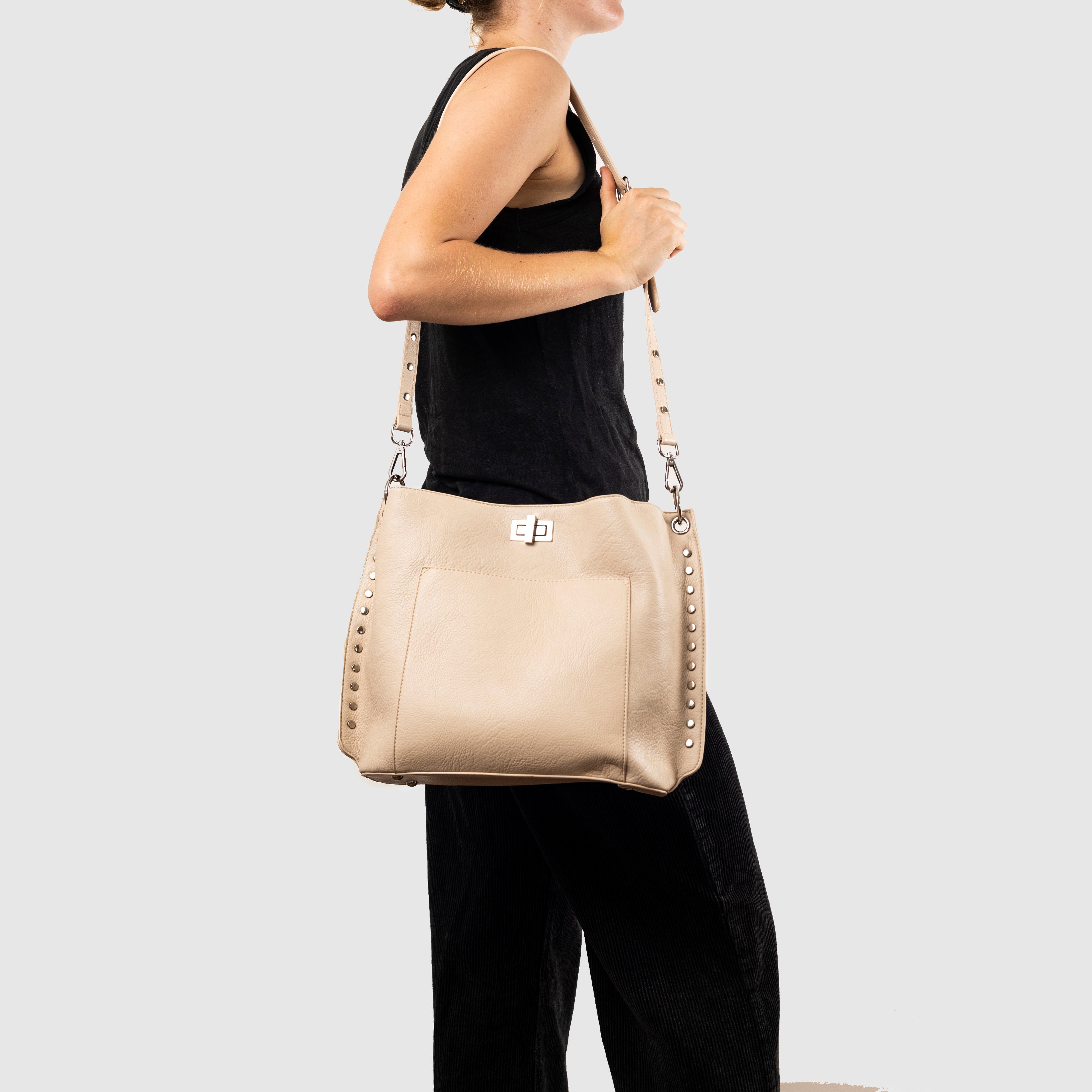 Triangle Tote - Cream