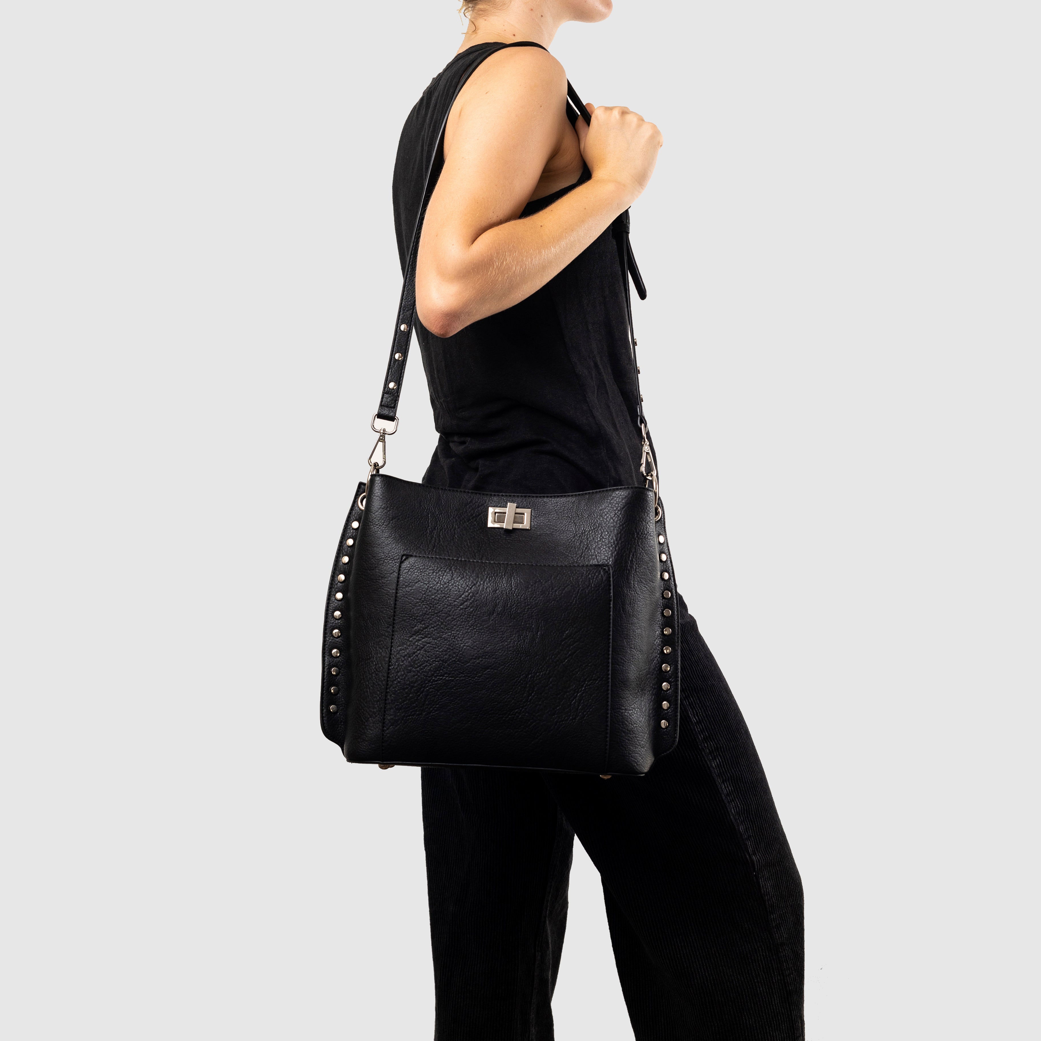 Triangle Tote - Black Urban Originals USA