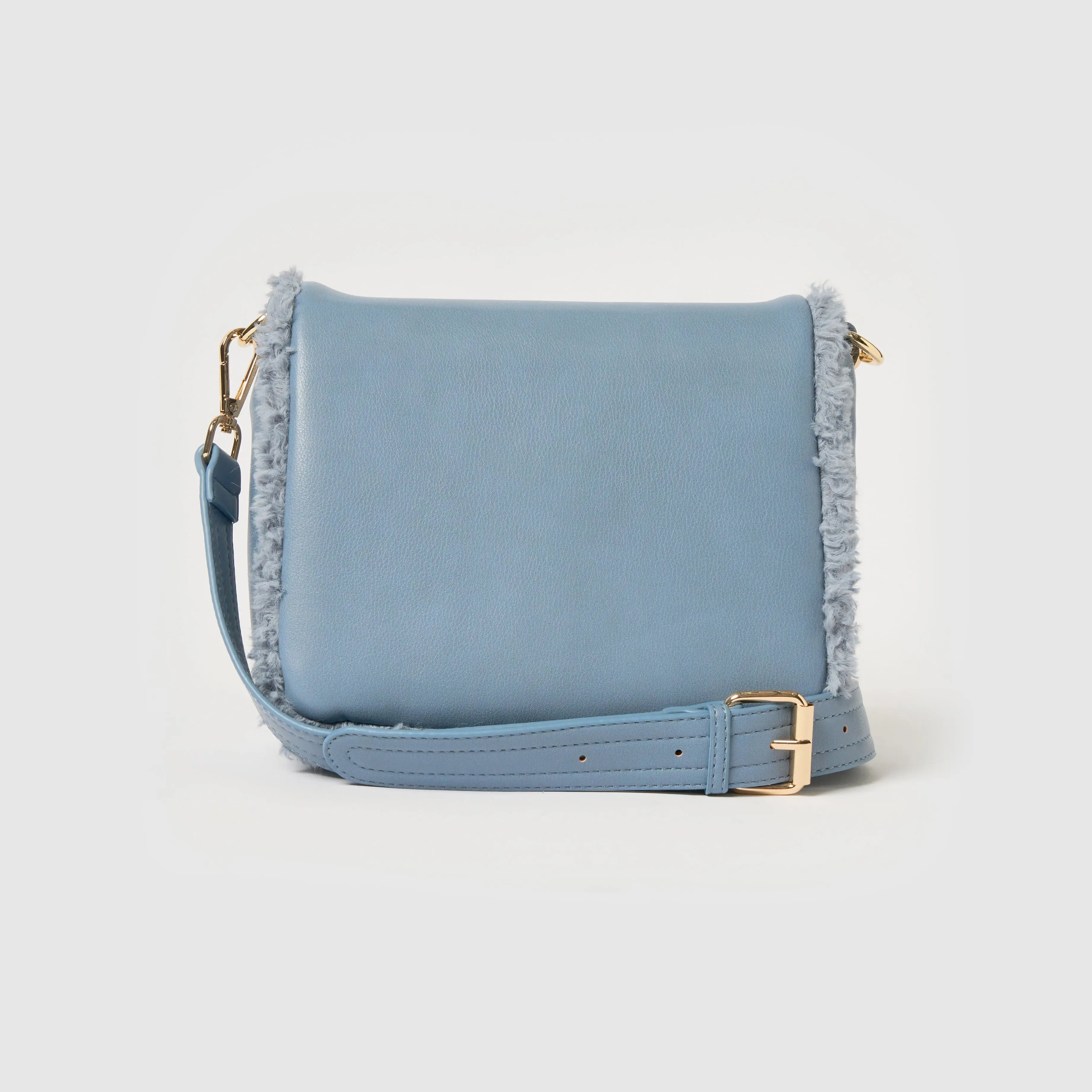 Shearling Crossbody - Blue Urban Originals USA