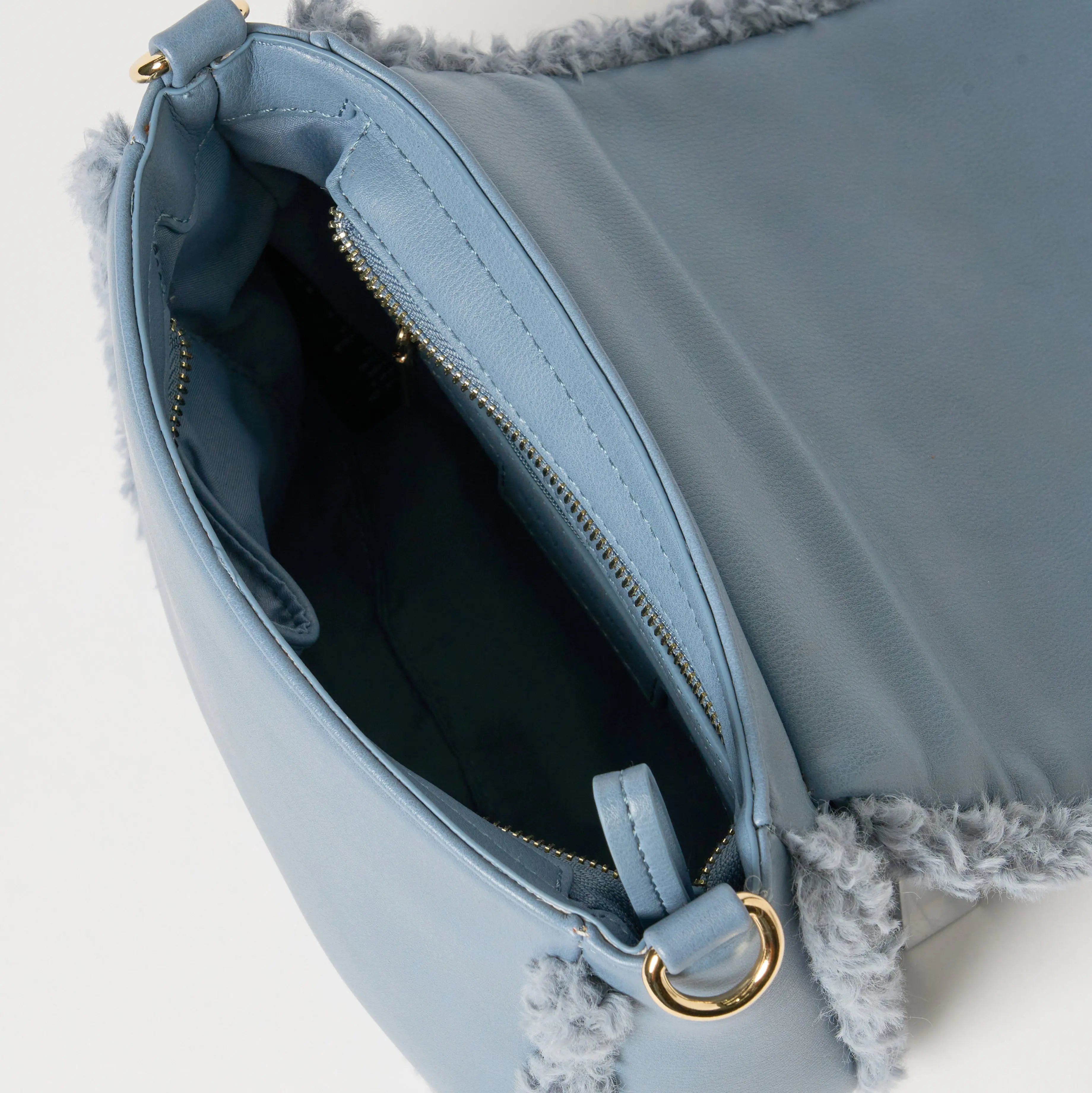 Shearling Crossbody - Blue Urban Originals USA