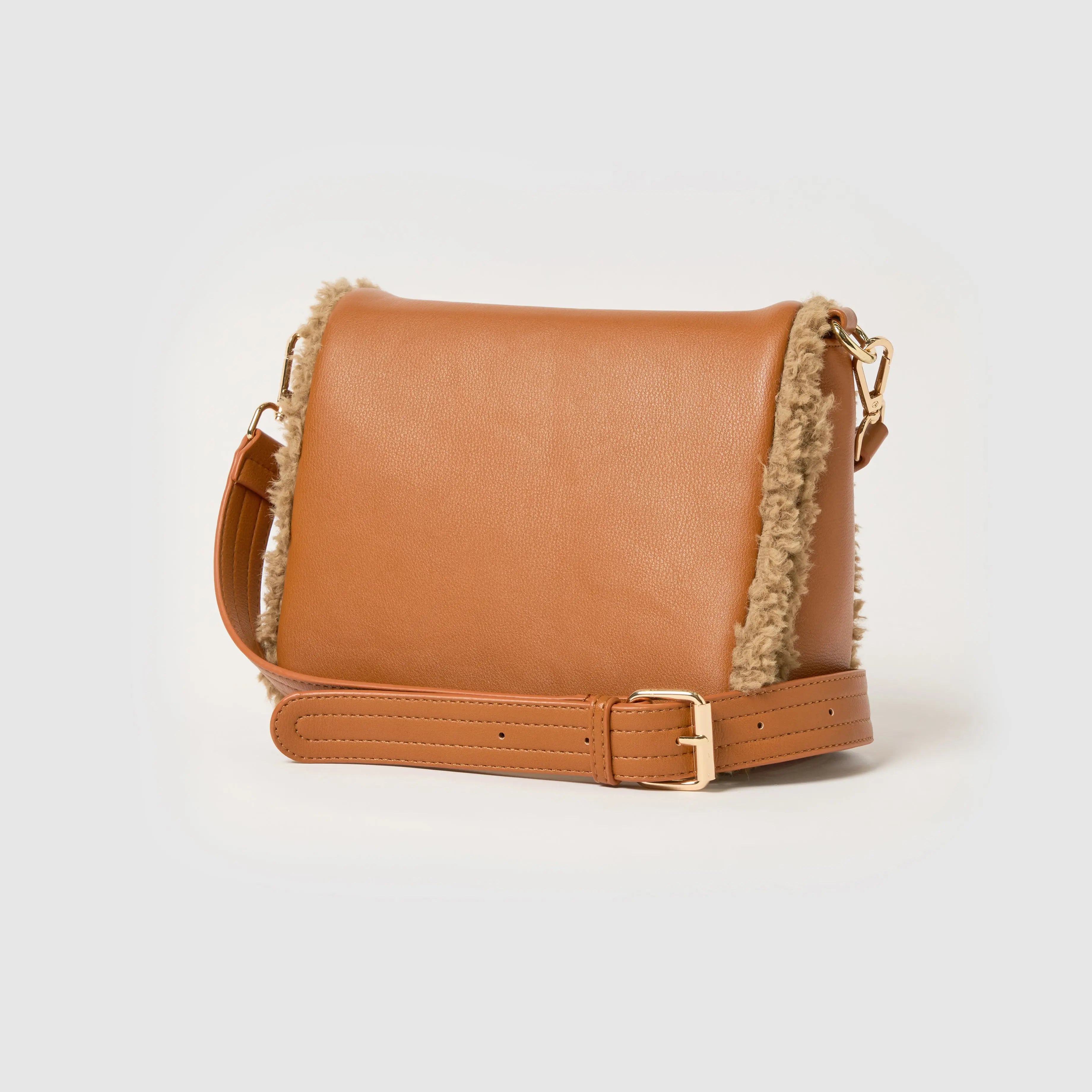 Shearling Crossbody - Sand Urban Originals USA