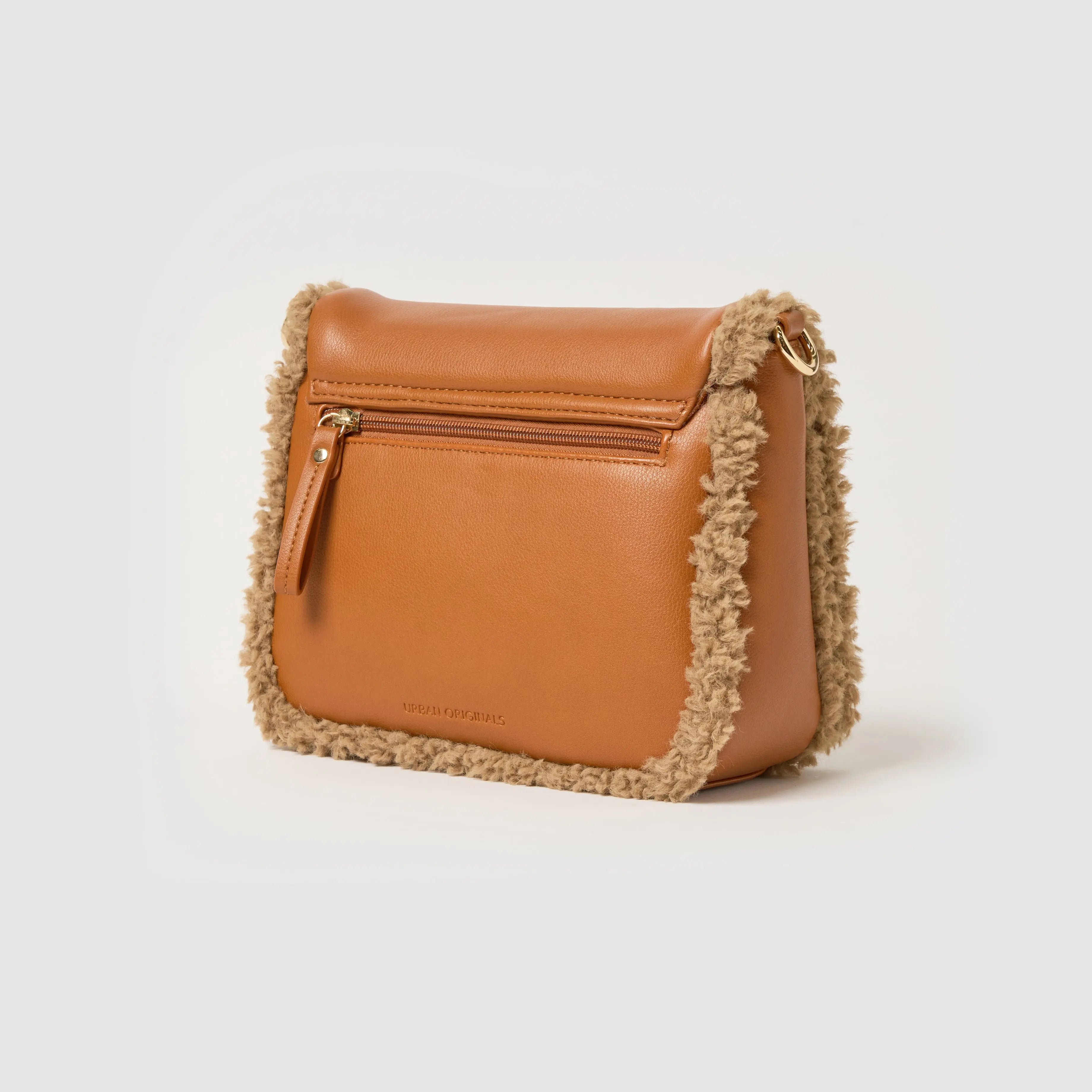 Shearling Crossbody - Sand Urban Originals USA