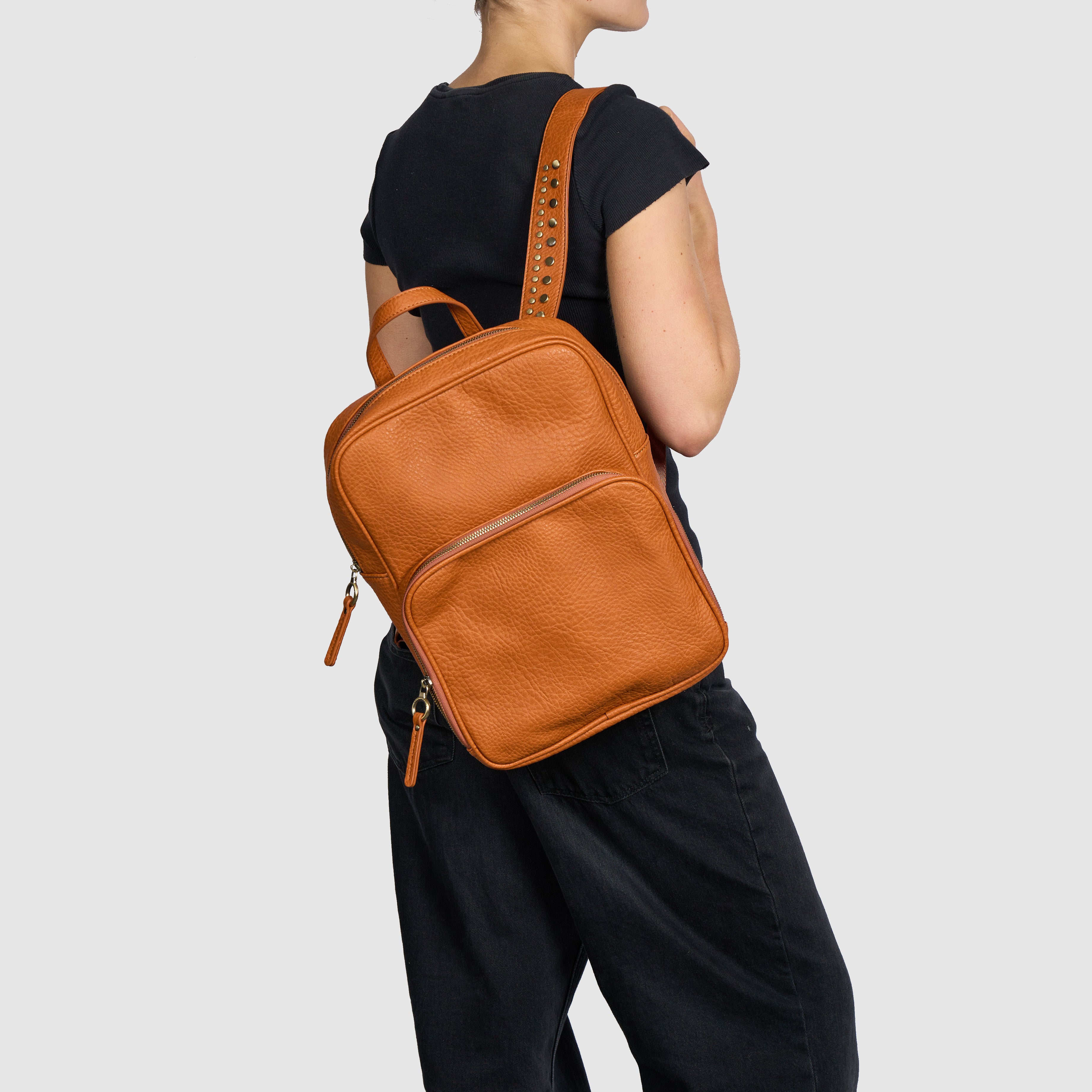 Motile vegan leather commuter backpack best sale