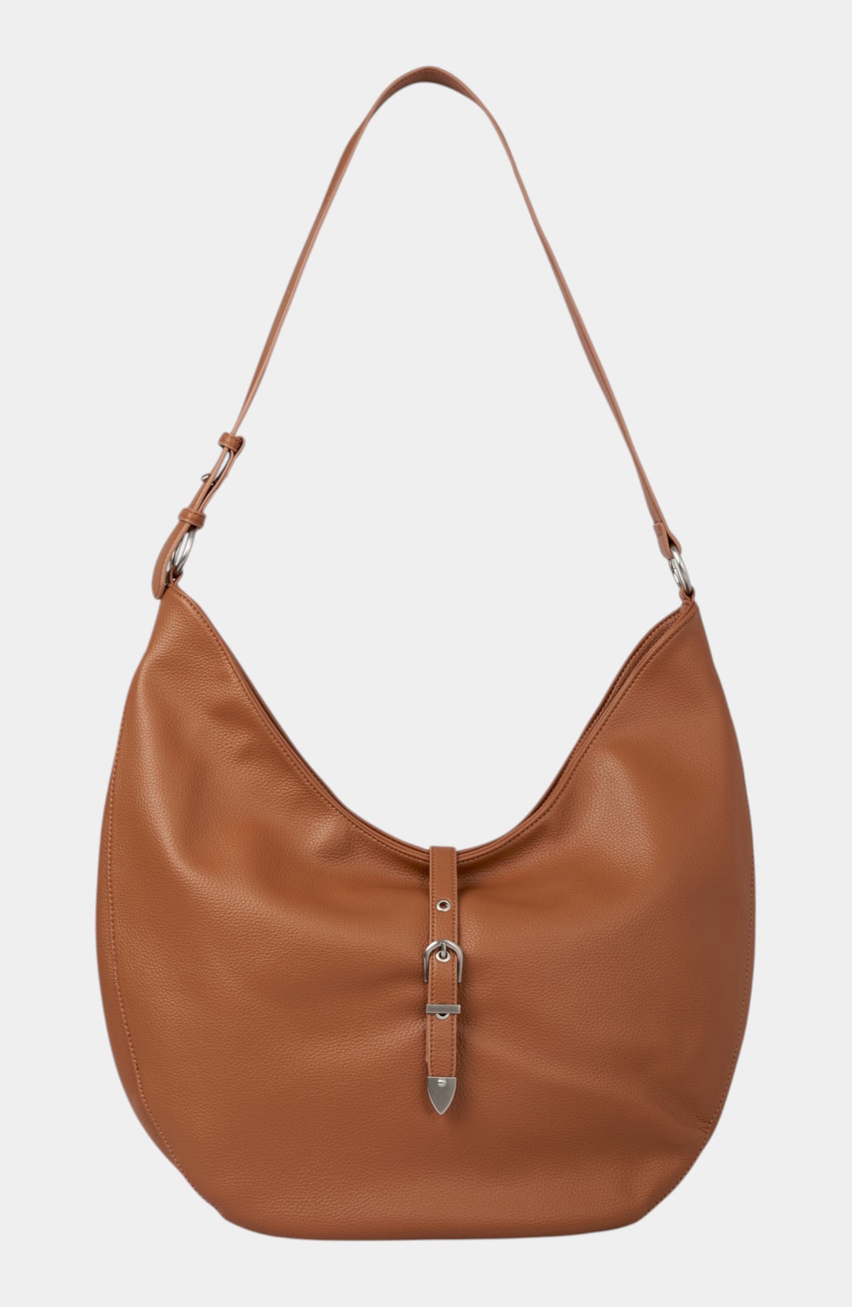 Lighthouse Vegan Leather Crossbody Bag - Tan