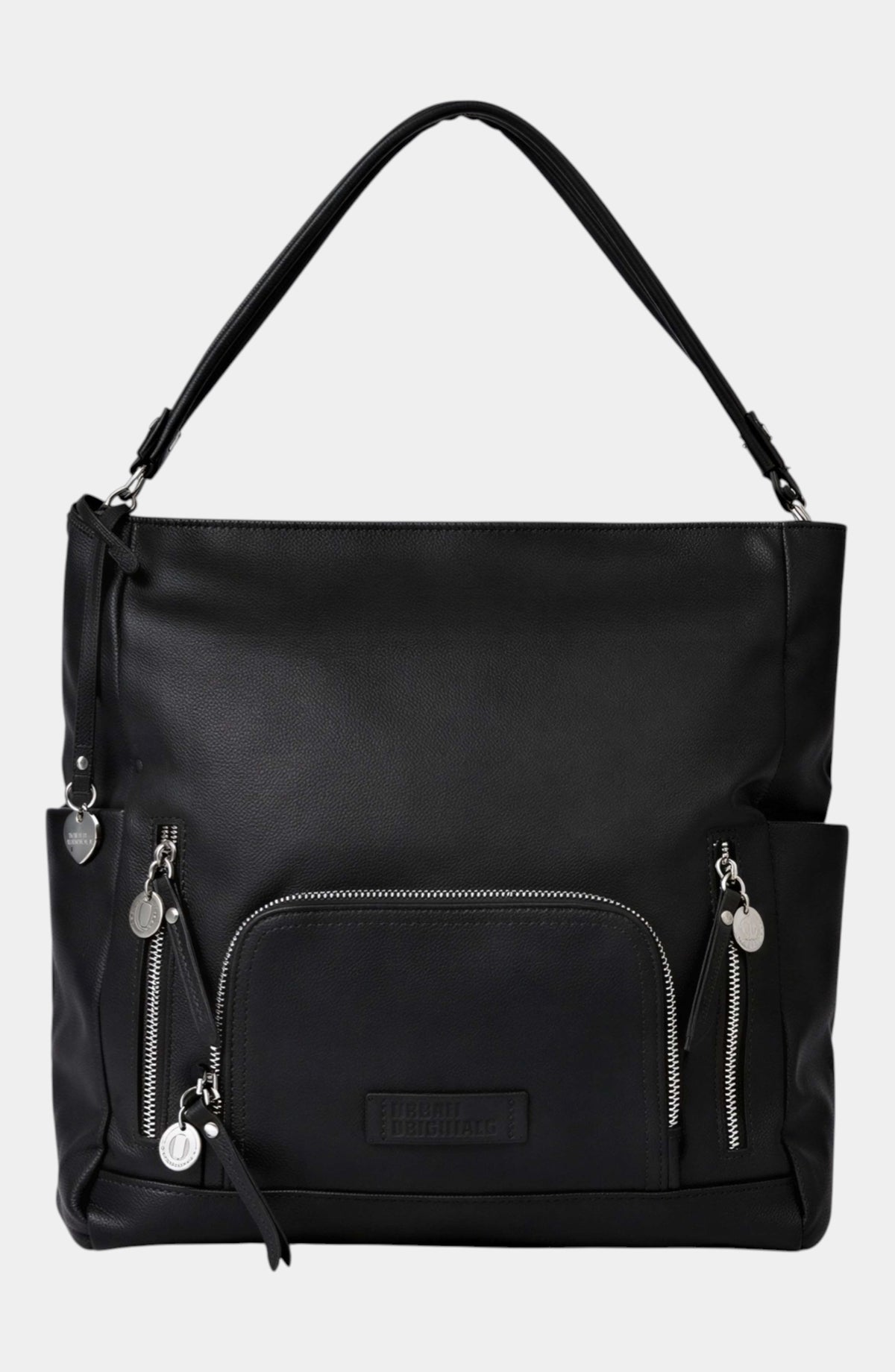 Wild Mustang Vegan Leather Tote Bag - Black