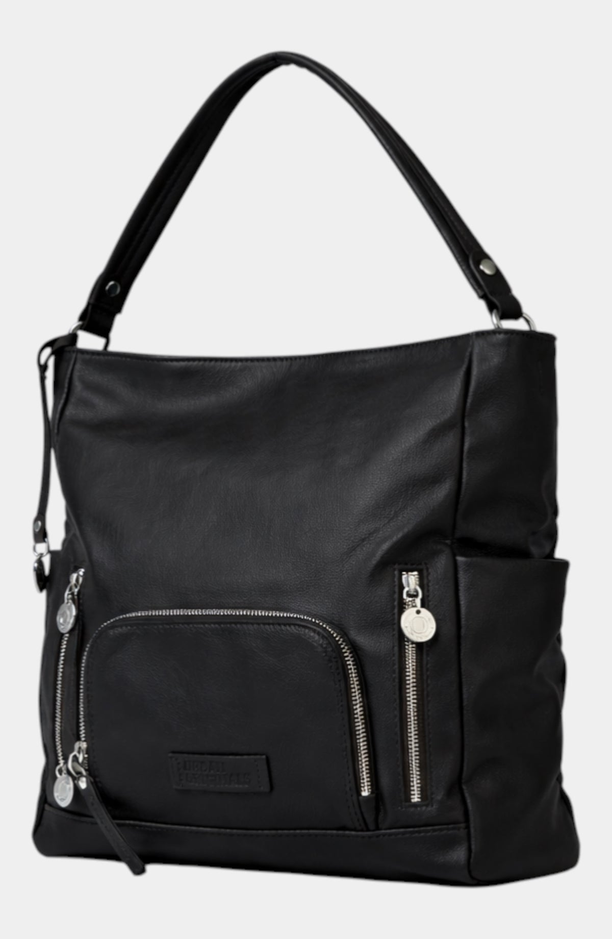 Wild Mustang Vegan Leather Tote Bag - Black