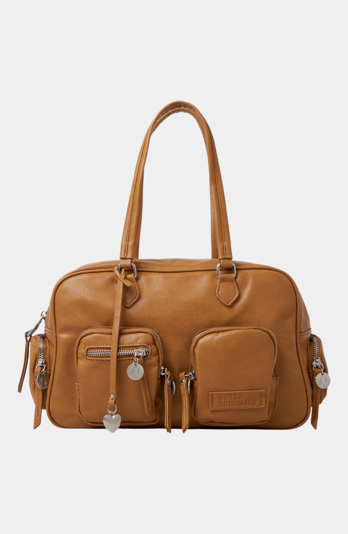 Empower Vegan Leather East-West Tote Bag - Tan