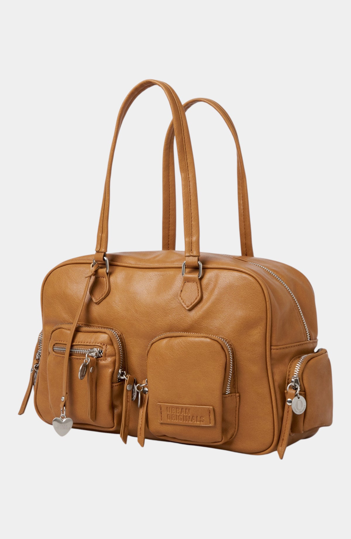 Empower Vegan Leather East-West Tote Bag - Tan