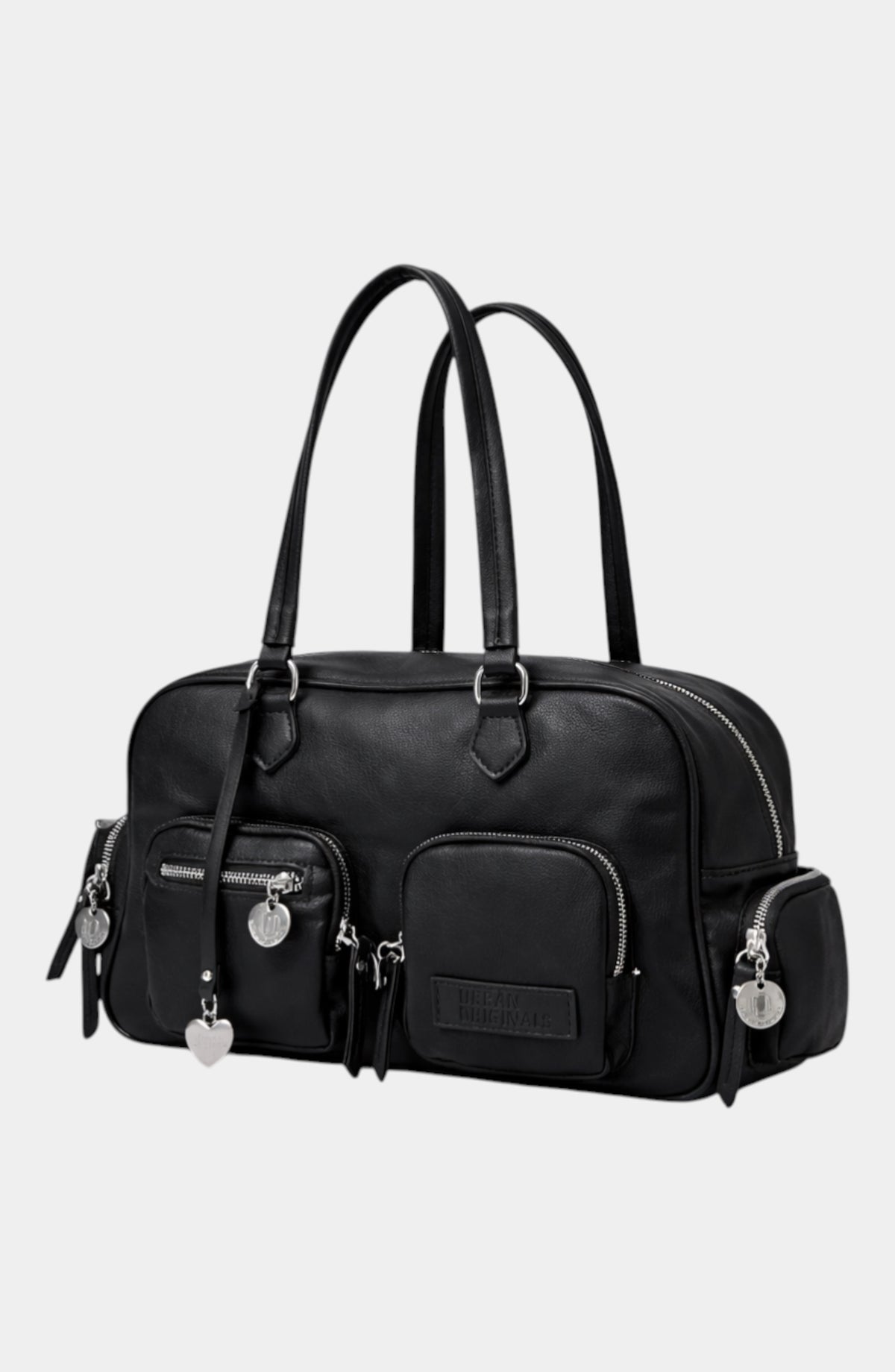 Empower Vegan Leather East-West Tote Bag - Black