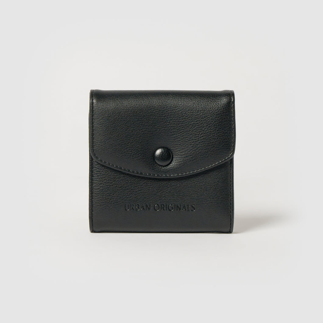 Moonflower Wallet - Black