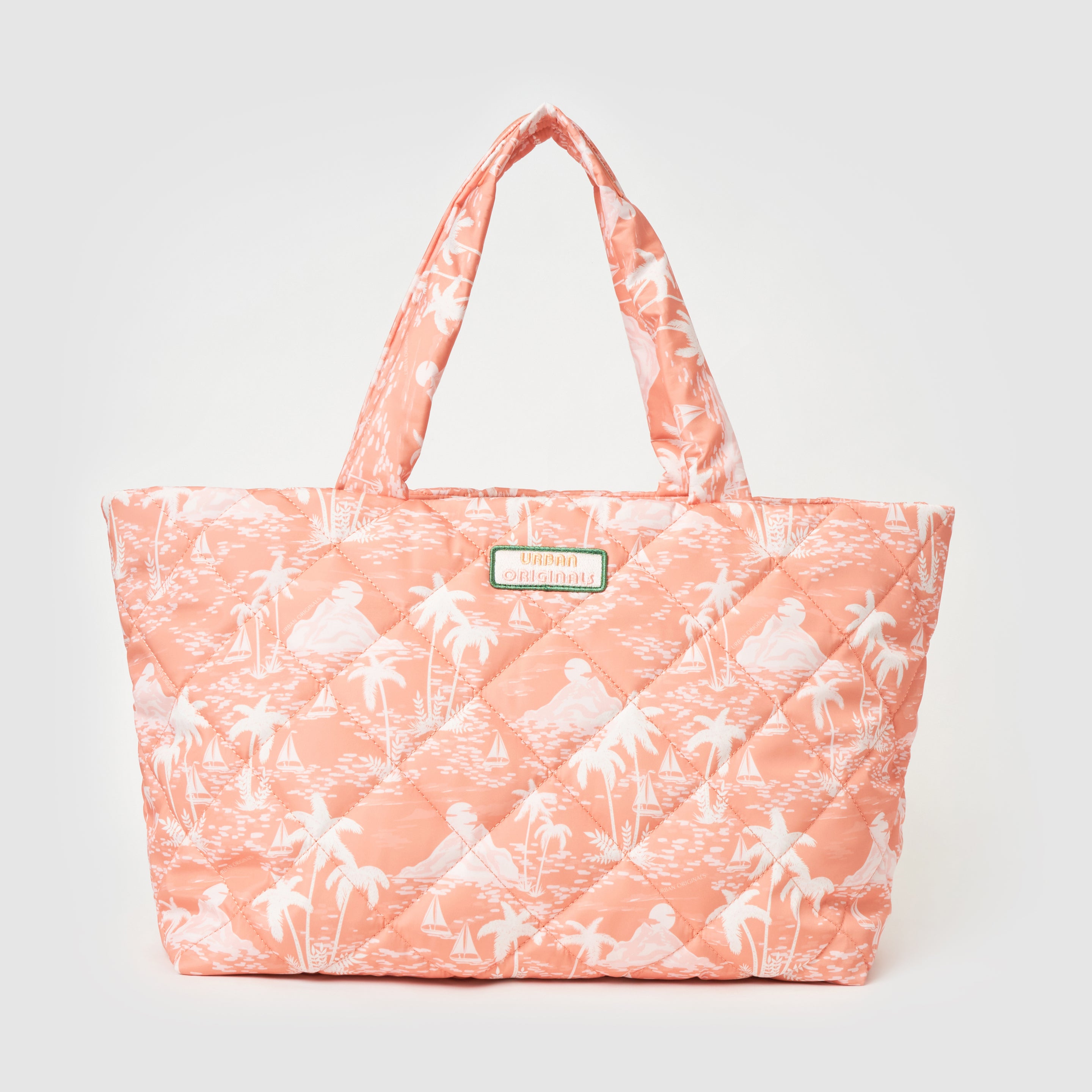 Load image into Gallery viewer, Tropical Tote - Island Peach
